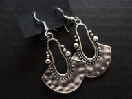 Przepiękne kolczyki ze zdobieniami boho rękodzieło