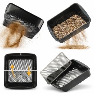 SITO OGRODOWE DO PRZESIEWANIA ZIEMI KOMPOSTU PIASKU REGULOWANE 4 SZT 39 CM