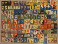 ETYKIETY ZAPAŁCZANE - POLSKA, ZESTAW 150 SZTUK, KAŻDA INNA, RZADKIE (26)