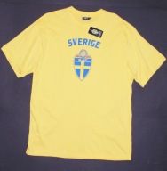 CLIQUE_Cudna BLUZKA KOSZULKA_żółta napisy sportowa METKA bawełna METKA_XXL