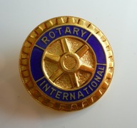 ROTARY INTERNATIONAL organizacja humanitarna - ruch rotariański - guzik2