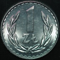 1 złoty 1988 - menniczy ideał z rulonu