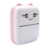 Drukarka termiczna Maxlife MXTP-100 różowa + 15 rolek