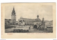 Kraków SUKIENNICE pomnik Mickiewicza 1903r Kościół św. Wojciecha 649r