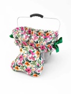 Wyściółka wkład do koszyka rowerowego +Pokrowiec na siodło rowerowe.