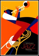 A2 PLAKAT MUZYCZNY MUZYKA 52ND ANNUAL MONTEREY JAZZ FESTIVAL 2009, TRĄBKA