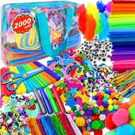 ZESTAW KREATYWNY PLASTYCZNY ARTYSTYCZNY RĘKODZIEŁO DLA DZIECI PREZENT 2000