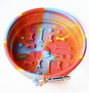 Miska spowalniająca jedzenie dla psa SLOW FEEDER, bezpieczna silikonowa