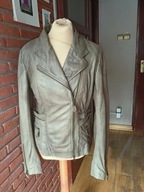 Max Mara skórzana kurtka ramoneska 40