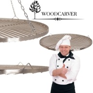 HIT RUSZT 70 CM DO GRILLA OKRĄGŁY WISZĄCY STAL NIERDZEWNA + ŁAŃCUCH