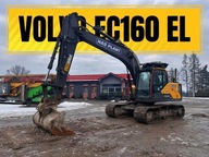 Volvo EC160 EL gasienicowa koparka gasienicowa, 19t, lyzka, klima, szybkoz