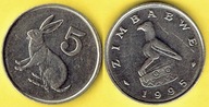 ZIMBABWE 5 CENTS 1995 r.
