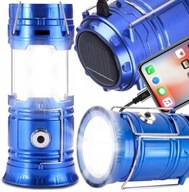 LAMPA TURYSTYCZNA SOLARNA LED LATARKA POWERBANK USB