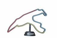 Tor F1 BELGIA statuetka – prezent dla fana Formuły 1