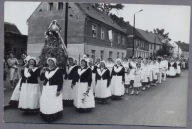 Kamienica powiat Lubliniecki Tradycyjny Korowód 1988r. FOTOS Z. Pachla l56