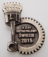 Znaczek, odznaka, blacha zlotowa, motocyklowa No.2220