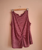 Top damski 4 xl burgundowy