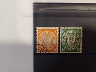 WMG 1924 Fi.187-188R O kasowane, Herb Gdańska w owalu Do Automatów