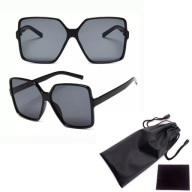 Okulary Damskie Kwadratowe Duże Kocie Oko UV400