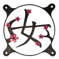 ramka na wentylator komputerowy, ozdobna nakładka 3D PC RGB