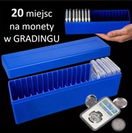 Pudełko na monety GRADING NGC PCGS GCN - 20 miejsc SMART