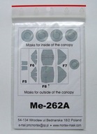 MONTEX SM48012 maski do Me-262A - 1:48 Tamiya