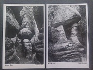 WILCZE DOŁY (2) , Mańkowski , zestaw 2 pocztówek