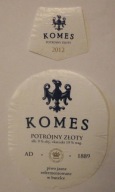 ETYKIETA - KOMES - POTRÓJNY ZŁOTY - AD 1889 - POTRÓJNY ZŁOTY 2012