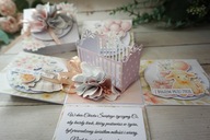 Exploding Box Chrzest Święty Pudełko 3D - Pamiątka prezent personalizacja