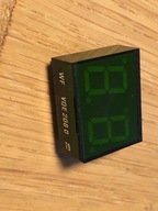 Wyświetlacz LED VQE 208D, WA, podwójny, zielony