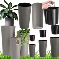 Doniczka 57,5 x 30 cm tworzywo sztuczne szary