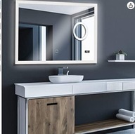 LUSTRO ŁAZIENKOWE 120 x 80 cm LED klasa efektywności energetycznej A++