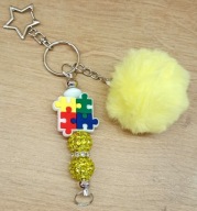 Brelok Autyzm Puzzel Spektrum zawieszka 6423 Oliwia Kurowska, Kuba Kurowski