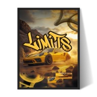 Plakat Porsche 911gt3rs w ramce 30x40 cm obraz auta prezent