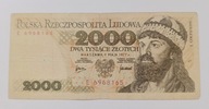 2000 ZŁOTYCH 1977 seria E