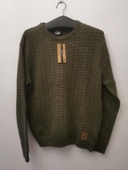 VARDE WEŁNIANY NORWESKI SWETER R.M\L SWETR KHAKI