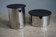 STELTON REVERSE MLECZNIK CUKIERNICA EM77 KOMPLET danish design UNIKAT INOX