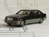 ~*~ ORYGINALNY HERPA..MERCEDES-BENZ 600SEL (W140)..CZARNY ~*~