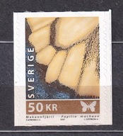 SZWECJA ** Motyl, paź królowej, skrzydło pod mikroskopem Mi 2595