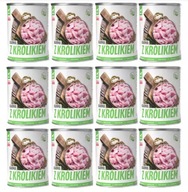 TUF TUF [Zestaw] Mokra karma dla psa z królikiem 400g x 12szt.