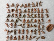 Zestaw żołnierzyków USA i Japończyków 73 x sztuk figurki PRL