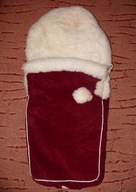 Śpiworek do wózka głębokiego z futra owczego