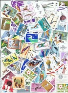 Zestaw 130 znaczków kasowanych nr 8 / Sport/