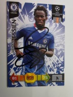 Karta panini autograf Chelsea Michael Essien 2010/2011 Champions League