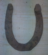 Podkowa końska huculska kuta przez kowa z Bieszczad na szczęście rarytas 8