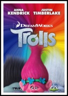 A2 PLAKAT OBRAZ, PLAKAT FILM ANIMOWANY BAJKA TROLLE TROLLS (2016)