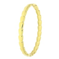 80376 Bransoletka złota stal chirurgiczna bangle