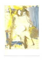 Pocztówka - Willem de Kooning, Pejzaż z Palisadą nad rzeką Hudson / OPIS !