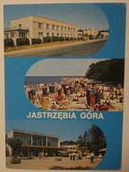 JASTRZĘBIA GÓRA. Dom wczasowy "Iwonka". Plaża. Pawilon handlowy