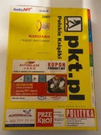 KSIĄŻKA TELEFONICZNA WARSZAWA I REGION WARSZAWSKI 2007 ROK